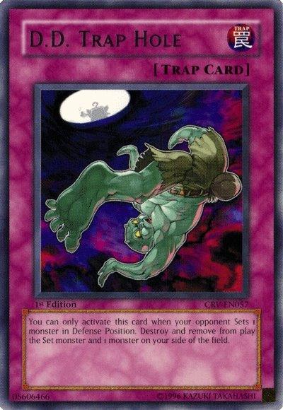 1st Edition, Cybernetic Revolution, Normal Trap, Rare, Trap, Unlimited D.D. Trap Hole [CRV-EN057] Rare - Trading Card World