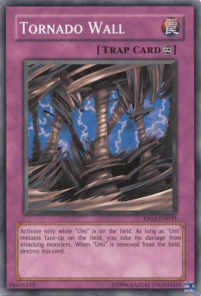 Common, Continuous Trap, Retro Pack 2, Trap, Unlimited Tornado Wall [RP02-EN033] Common - Trading Card World