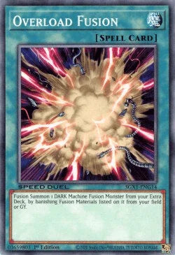 1st Edition, Common, Normal Spell, Speed Duel GX: Duel Academy Box, Spell Overload Fusion [SGX1-ENG14] Common - Trading Card World