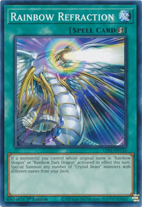 1st Edition, Common, Legendary Duelists: Season 1, Quick Play Spell, Spell Rainbow Refraction [LDS1-EN110] Common - Trading Card World