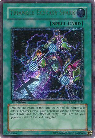 1st Edition, Normal Spell, Rise of Destiny, Spell, Ultimate Rare, Unlimited Triangle Ecstasy Spark [RDS-EN039] Ultimate Rare - Trading Card World