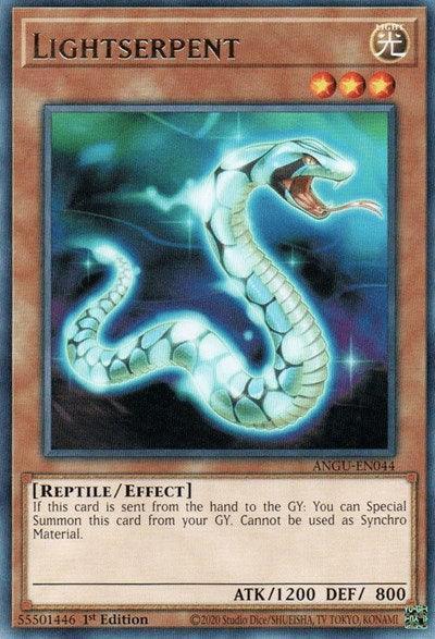 1st Edition, Ancient Guardians, Effect Monster, Light, Rare, Reptile Lightserpent (Rare) [ANGU-EN044] Rare - Trading Card World