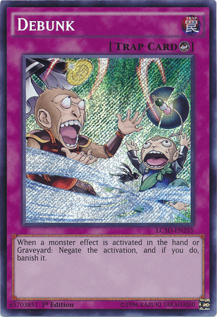 1st Edition, Counter Trap, Legendary Collection 5D's, Secret Rare, Trap Debunk [LC5D-EN255] Secret Rare - Trading Card World