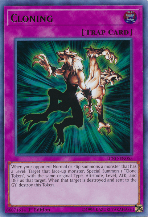 1st Edition, Legendary Collection Kaiba, Normal Trap, Trap, Ultra Rare, Unlimited Cloning [LCKC-EN055] Ultra Rare - Trading Card World