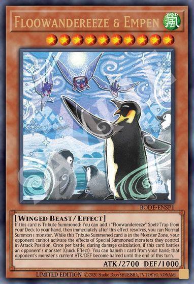 Burst of Destiny, Effect Monster, Limited, Ultra Rare, Wind, Winged Beast Floowandereeze & Empen [BODE-ENSP1] Ultra Rare - Trading Card World