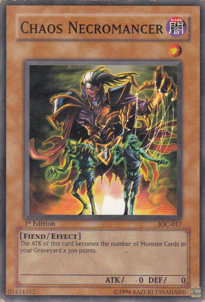 1st Edition, Common, Dark, Effect Monster, Fiend, Invasion of Chaos, Unlimited Chaos Necromancer [IOC-017] Common - Trading Card World