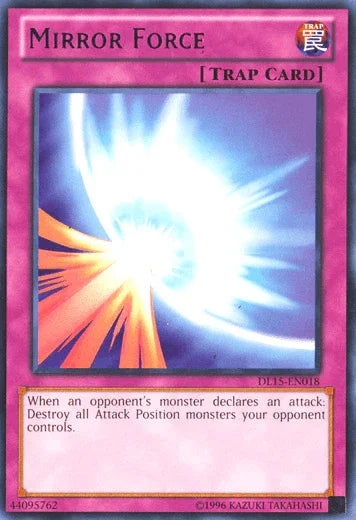 Duelist League Promo, Normal Trap, Rare, Trap, Unlimited Mirror Force (Purple) [DL15-EN018] Rare - Trading Card World