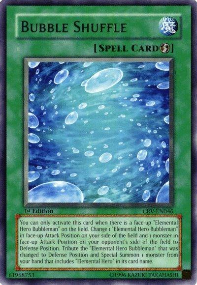 1st Edition, Cybernetic Revolution, Quick Play Spell, Rare, Spell, Unlimited Bubble Shuffle [CRV-EN046] Rare - Trading Card World