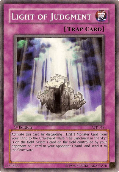 1st Edition, Ancient Sanctuary, Common, Normal Trap, Trap, Unlimited Light of Judgment [AST-048] Common - Trading Card World