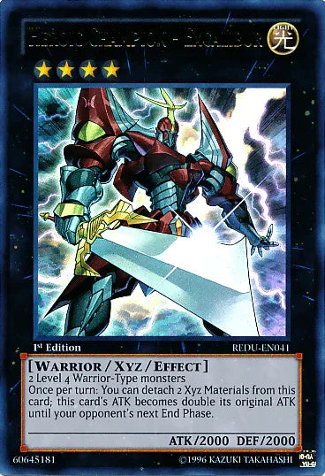 1st Edition, Light, Return of the Duelist, Ultra Rare, Unlimited, Warrior, Xyz/Effect Monster Heroic Champion - Excalibur [REDU-EN041] Ultra Rare - Trading Card World