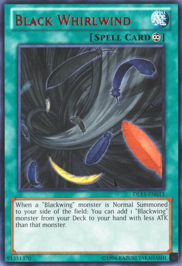 Continuous Spell, Duelist League Promo, Rare, Spell, Unlimited Black Whirlwind (Red) [DL15-EN015] Rare - Trading Card World