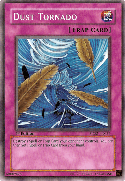 1st Edition, 5D's Starter Deck 2009, Common, Normal Trap, Trap, Unlimited Dust Tornado [5DS2-EN034] Common - Trading Card World