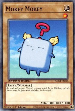 1st Edition, Common, Fairy, Light, Normal Monster, Speed Duel GX: Duel Academy Box Mokey Mokey [SGX1-ENI03] Common - Trading Card World