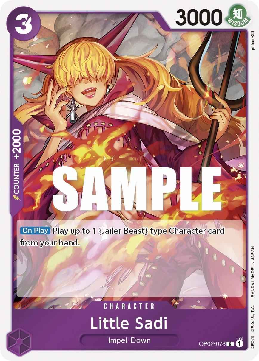 Character, Impel Down, Paramount War, Rare Little Sadi [Paramount War] - Trading Card World