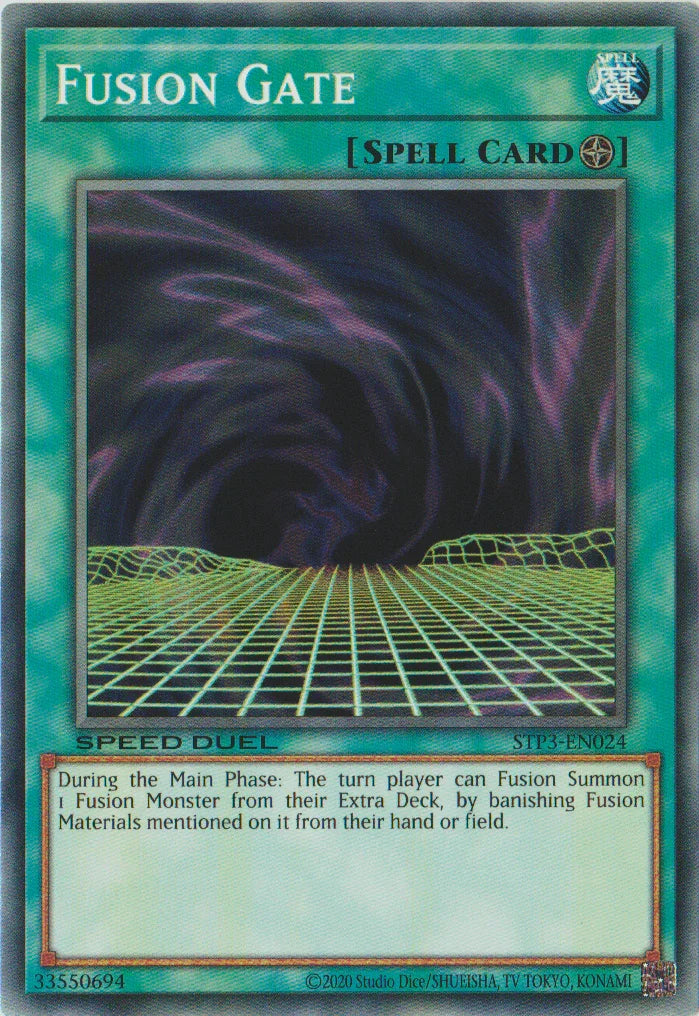 Common, Field Spell, Speed Duel: Tournament Pack 3, Spell, Unlimited Fusion Gate [STP3-EN024] Common - Trading Card World