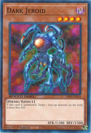 1st Edition, Common, Dark, Effect Monster, Fiend, Speed Duel: Twisted Nightmares Dark Jeroid [SS05-ENB18] Common - Trading Card World
