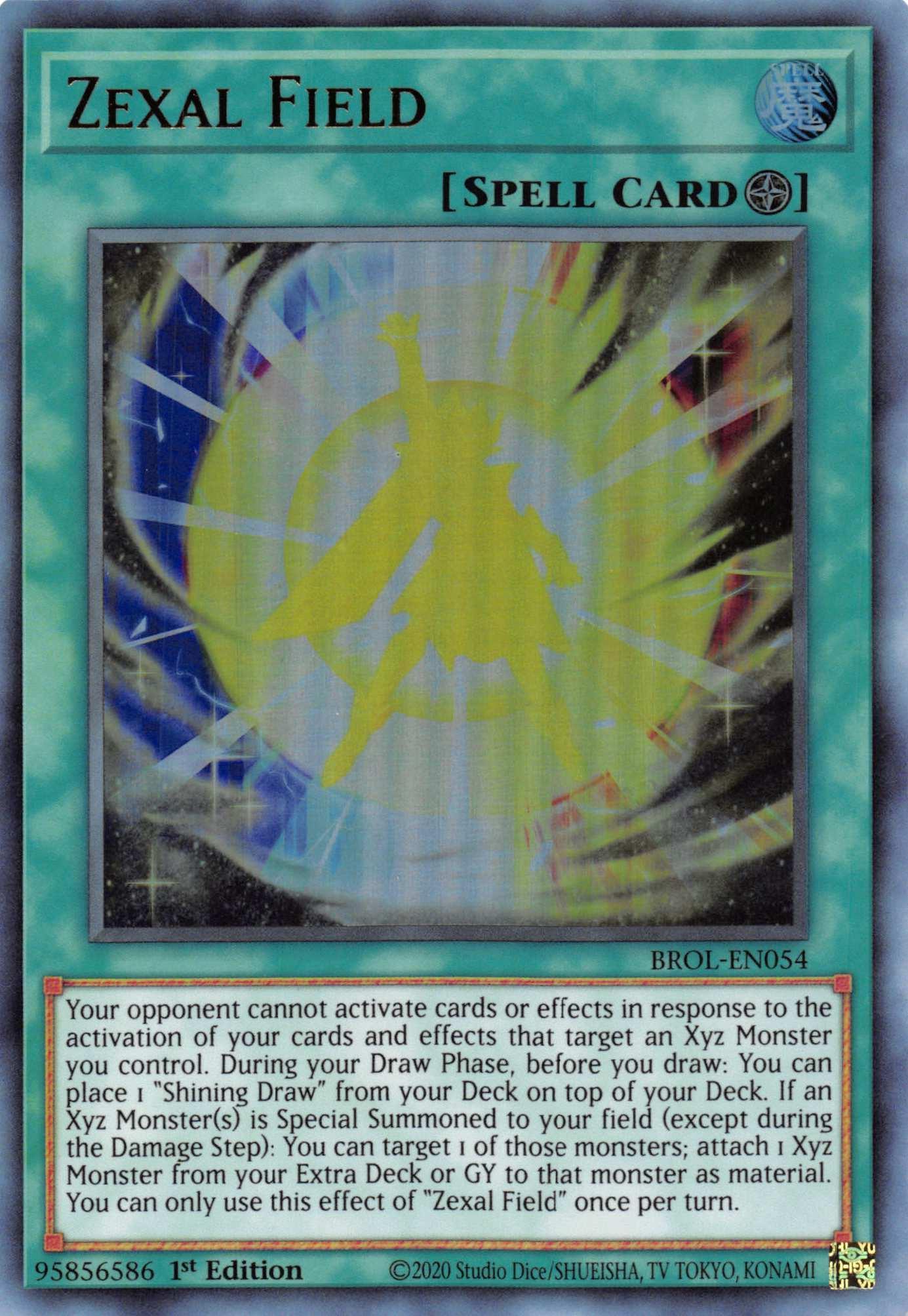 1st Edition, Brothers of Legend, Field Spell, Spell, Ultra Rare Zexal Field [BROL-EN054] Ultra Rare - Trading Card World