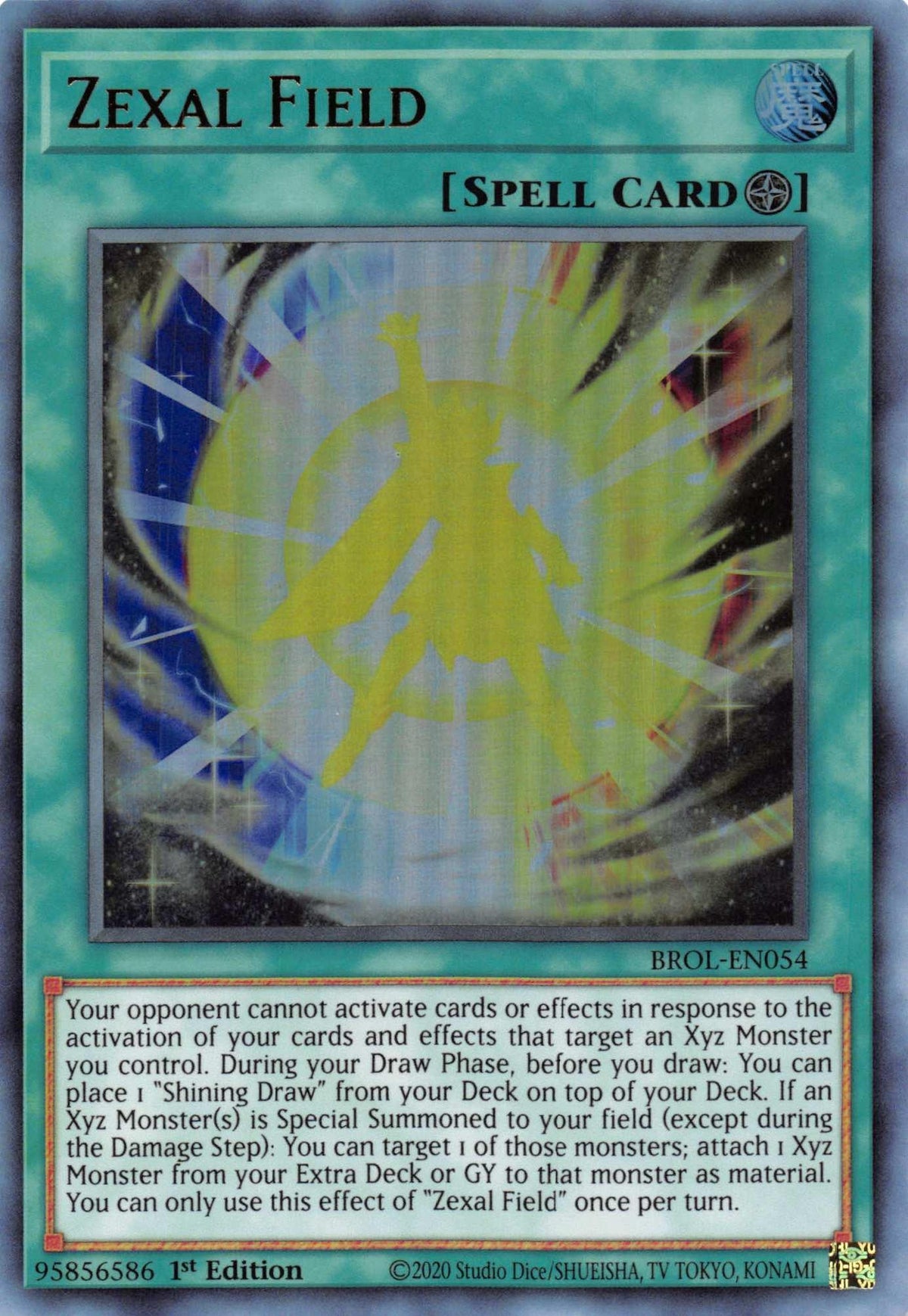 1st Edition, Brothers of Legend, Field Spell, Spell, Ultra Rare Zexal Field [BROL-EN054] Ultra Rare - Trading Card World
