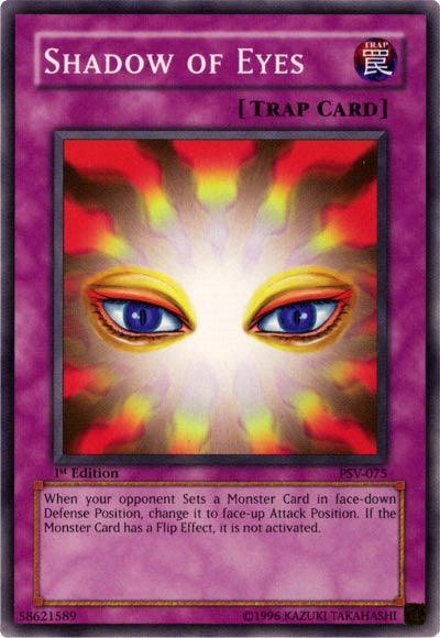 1st Edition, Common, Normal Trap, Pharaoh's Servant, Trap, Unlimited Shadow of Eyes [PSV-075] Common - Trading Card World
