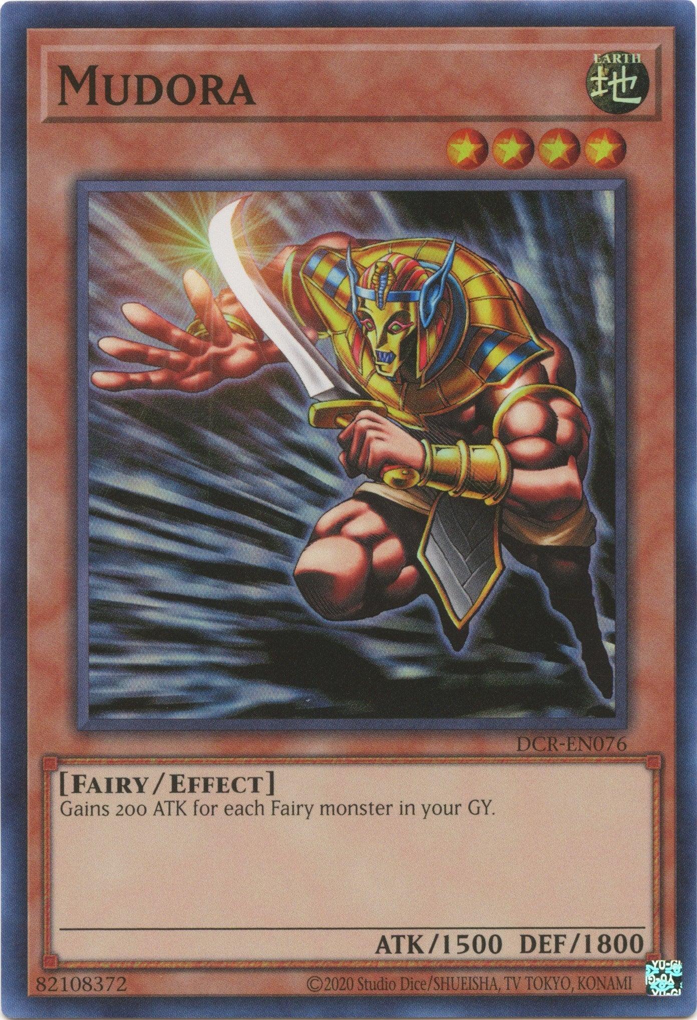 Dark Crisis (25th Anniversary Edition), Earth, Effect Monster, Fairy, Super Rare, Unlimited Mudora (25th Anniversary) [DCR-EN076] Super Rare - Trading Card World