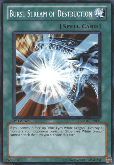 1st Edition, Common, Normal Spell, Spell, Structure Deck: Dragons Collide, Unlimited Burst Stream of Destruction [SDDC-EN025] Common - Trading Card World