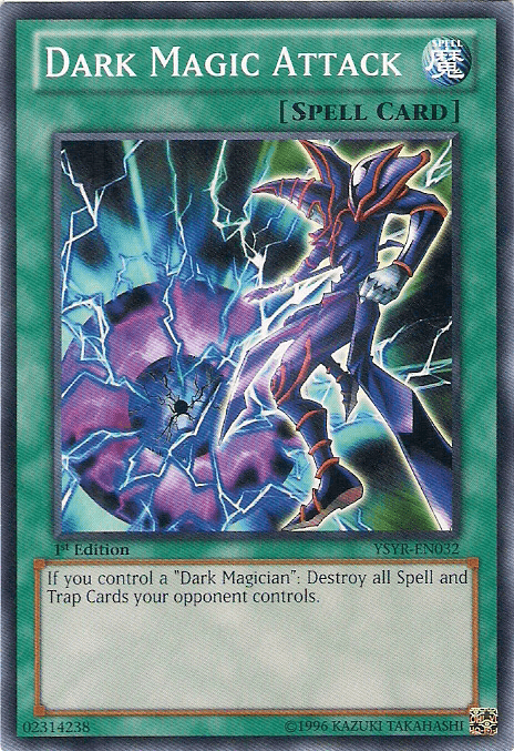 1st Edition, Common, Normal Spell, Spell, Starter Deck: Yugi Reloaded, Unlimited Dark Magic Attack [YSYR-EN032] Common - Trading Card World