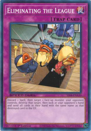 1st Edition, Common, Normal Trap, Speed Duel: Match of the Millennium, Trap Eliminating the League [SS04-ENA30] Common - Trading Card World