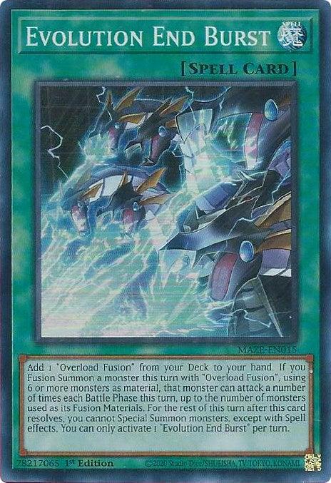 1st Edition, Maze of Memories, Normal Spell, Spell, Super Rare Evolution End Burst [MAZE-EN015] Super Rare - Trading Card World