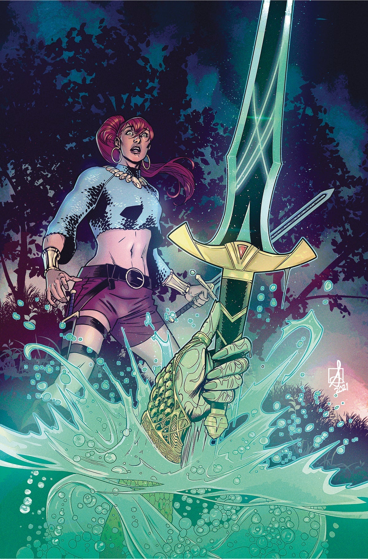 Immortal Red Sonja #1 K 1:40 Sean Izaakse Virgin Variant (04/13/2022) Dynamite