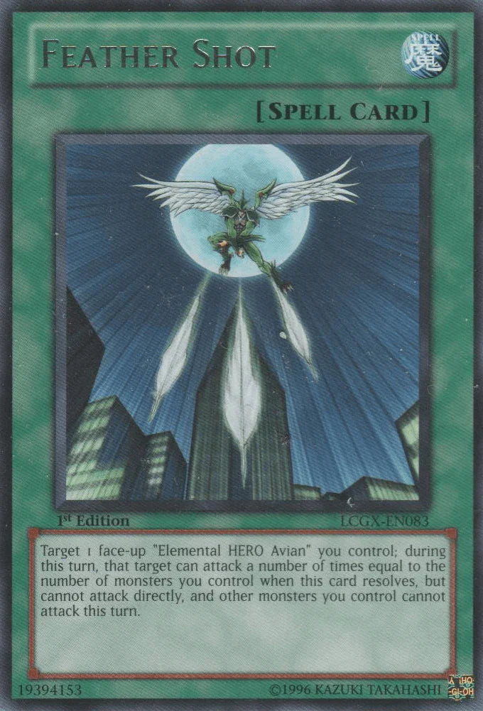 1st Edition, Legendary Collection 2, Normal Spell, Rare, Spell, Unlimited Feather Shot [LCGX-EN083] Rare - Trading Card World