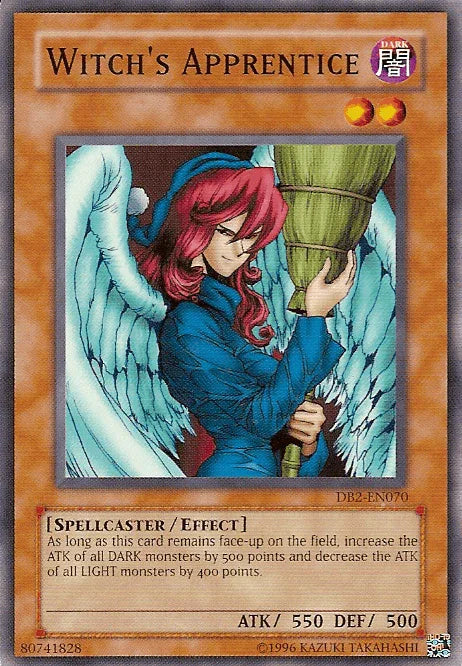 Common, Dark, Dark Beginning 2, Effect Monster, Spellcaster, Unlimited Witch's Apprentice [DB2-EN070] Common - Trading Card World