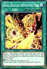 1st Edition, Common, Phantom Rage, Quick-Play Spell, Spell Dual Avatar Defeating Evil [PHRA-EN059] Common - Trading Card World