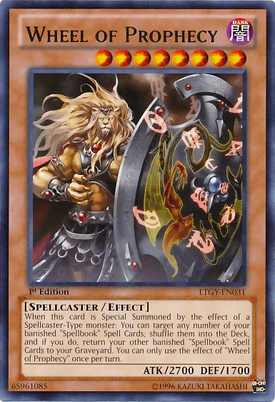 1st Edition, Dark, Effect Monster, Lord of the Tachyon Galaxy, Rare, Spellcaster, Unlimited Wheel of Prophecy [LTGY-EN031] Rare - Trading Card World