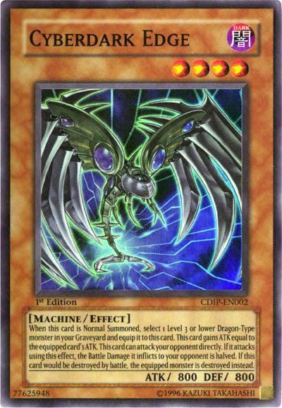 1st Edition, Cyberdark Impact, Dark, Effect Monster, Machine, Super Rare, Unlimited Cyberdark Edge [CDIP-EN002] Super Rare - Trading Card World
