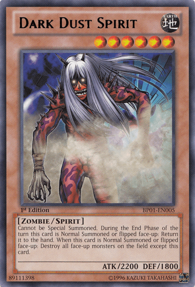1st Edition, Battle Pack: Epic Dawn, Earth, Effect Monster, Rare, Unlimited, Zombie Dark Dust Spirit [BP01-EN005] Rare - Trading Card World