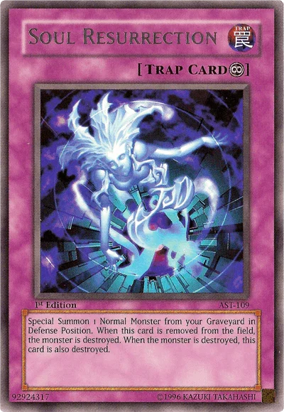 1st Edition, Ancient Sanctuary, Continuous Trap, Rare, Trap, Unlimited Soul Resurrection [AST-109] Rare - Trading Card World