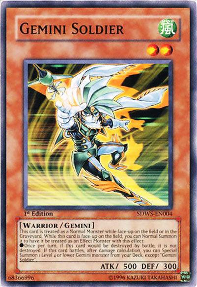 1st Edition, Common, Gemini Monster, Structure Deck: Warriors' Strike, Warrior, Wind Gemini Soldier [SDWS-EN004] Common - Trading Card World