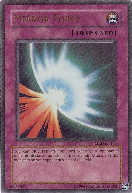 Metal Raiders, Normal Trap, Trap, Ultra Rare, Unlimited Mirror Force [MRD-EN138] Ultra Rare - Trading Card World