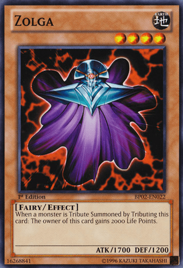 1st Edition, Battle Pack 2: War of the Giants, Earth, Effect Monster, Fairy, Mosaic Rare, Unlimited Zolga [BP02-EN022] Mosaic Rare - Trading Card World