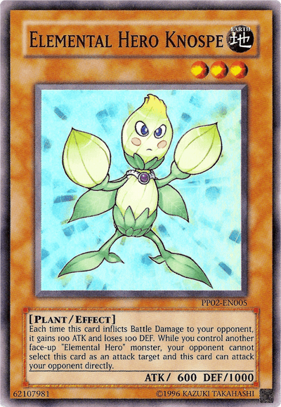 Earth, Effect Monster, Plant, Premium Pack 2, Super Rare, Unlimited Elemental Hero Knospe [PP02-EN005] Super Rare - Trading Card World