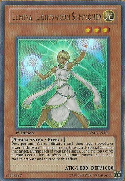 1st Edition, Effect Monster, Light, Ra Yellow Mega Pack, Spellcaster, Ultra Rare, Unlimited Lumina, Lightsworn Summoner [RYMP-EN102] Ultra Rare - Trading Card World