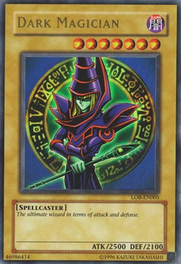 Dark, Normal Monster, Spellcaster, The Legend of Blue Eyes White Dragon, Ultra Rare, Unlimited Dark Magician [LOB-EN005] Ultra Rare - Trading Card World