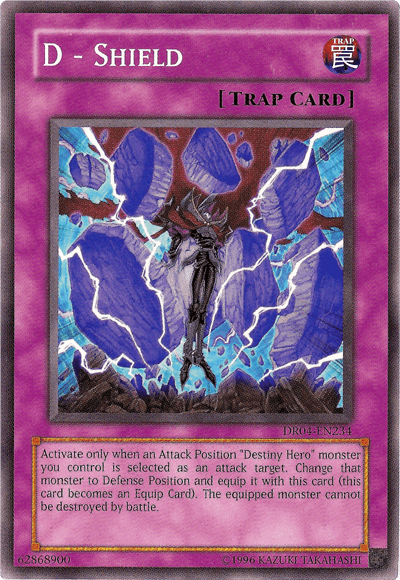 Common, Dark Revelation Volume 4, Normal Trap, Trap, Unlimited D - Shield [DR04-EN234] Common - Trading Card World