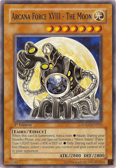 1st Edition, Common, Effect Monster, Fairy, Light, Light of Destruction, Unlimited Arcana Force XVIII - The Moon [LODT-EN015] Common - Trading Card World