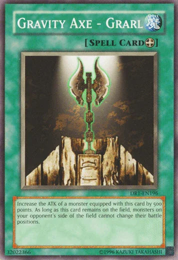 Common, Dark Revelation Volume 1, Equip Spell, Spell, Unlimited Gravity Axe - Grarl [DR1-EN196] Common - Trading Card World