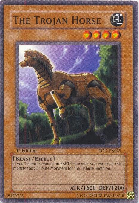 1st Edition, Beast, Common, Earth, Effect Monster, Soul of the Duelist, Unlimited The Trojan Horse [SOD-EN029] Common - Trading Card World