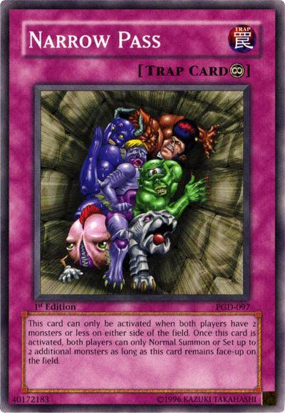 1st Edition, Common, Continuous Trap, Pharaonic Guardian, Trap, Unlimited Narrow Pass [PGD-097] Common - Trading Card World