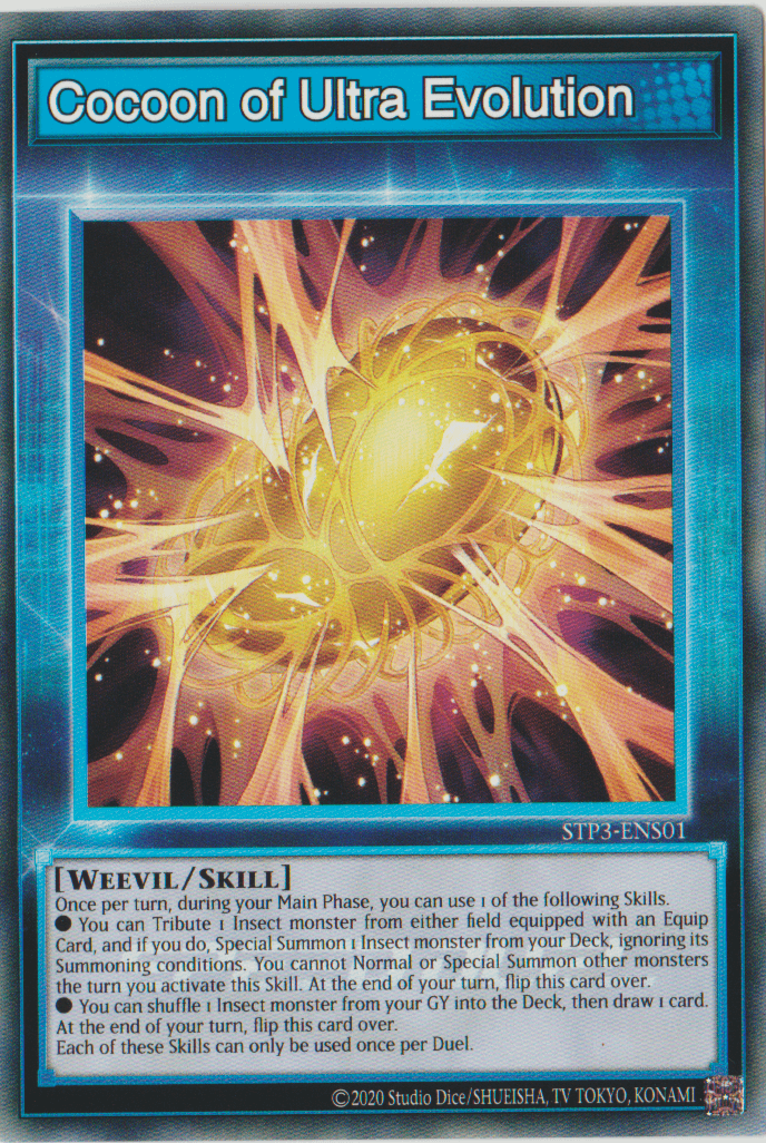 Common, Skill Card, Speed Duel: Tournament Pack 3, Unlimited Cocoon of Ultra Evolution [STP3-ENS01] Common - Trading Card World