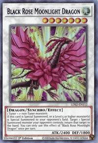 1st Edition, Dragon, Legendary Duelists: Season 2, Light, Synchro/Effect Monster, Ultra Rare Black Rose Moonlight Dragon (Blue) [LDS2-EN112] Ultra Rare - Trading Card World