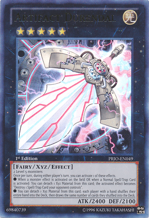 1st Edition, Fairy, Light, Primal Origin, Ultra Rare, Unlimited, Xyz/Effect Monster Artifact Durendal [PRIO-EN049] Ultra Rare - Trading Card World